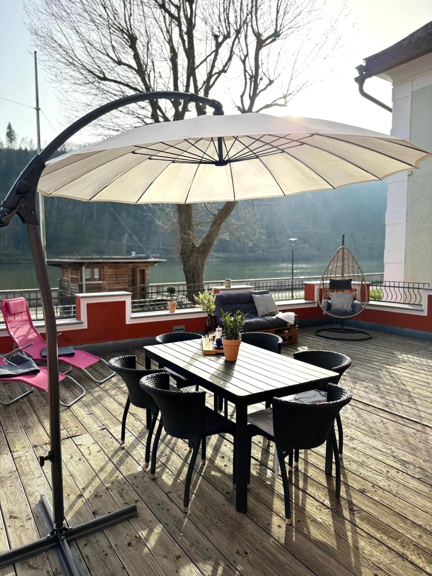 Terrassenwohnung Mit Donaublick Obernzell Exteriör bild