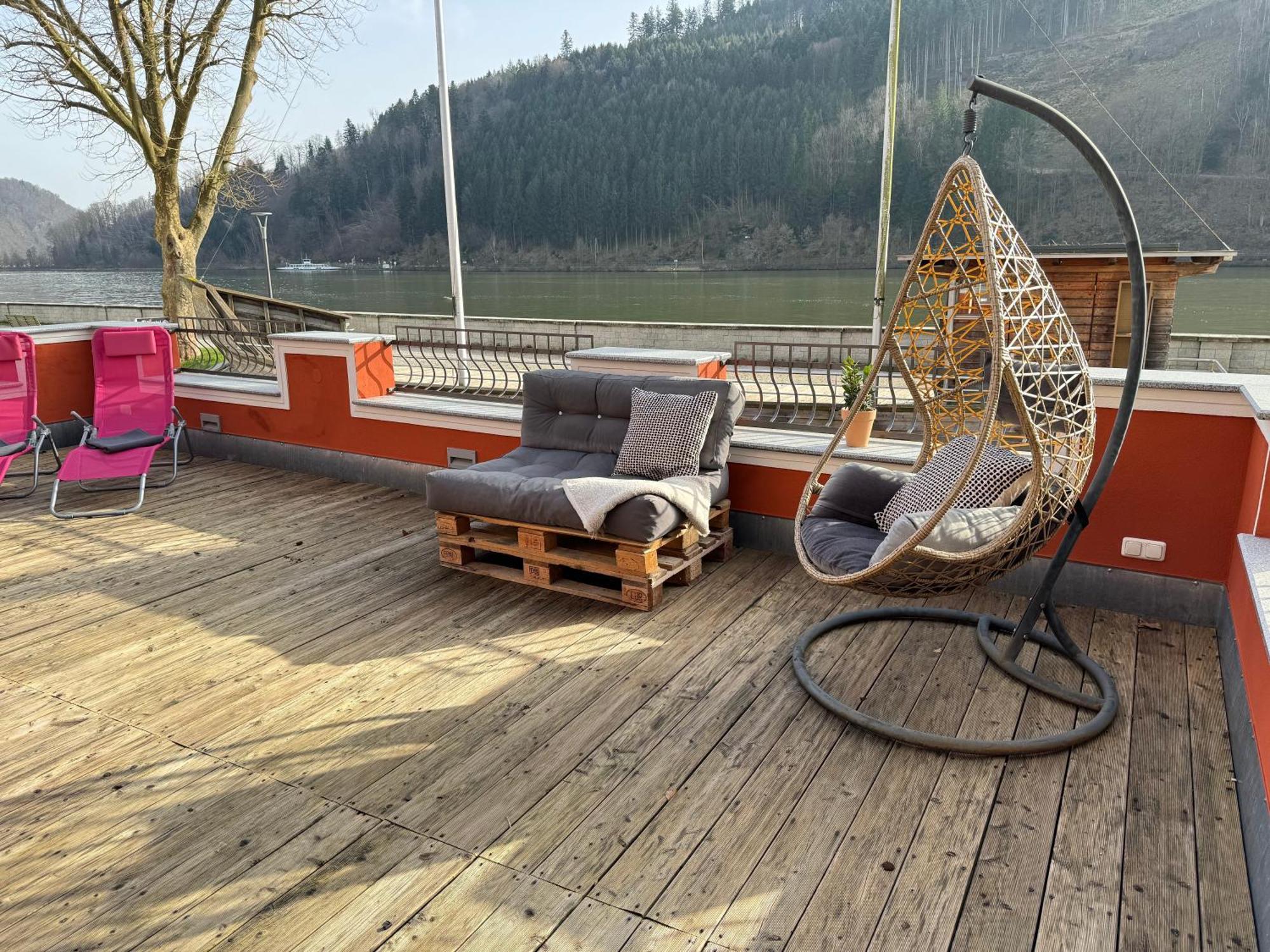 Terrassenwohnung Mit Donaublick Obernzell Exteriör bild